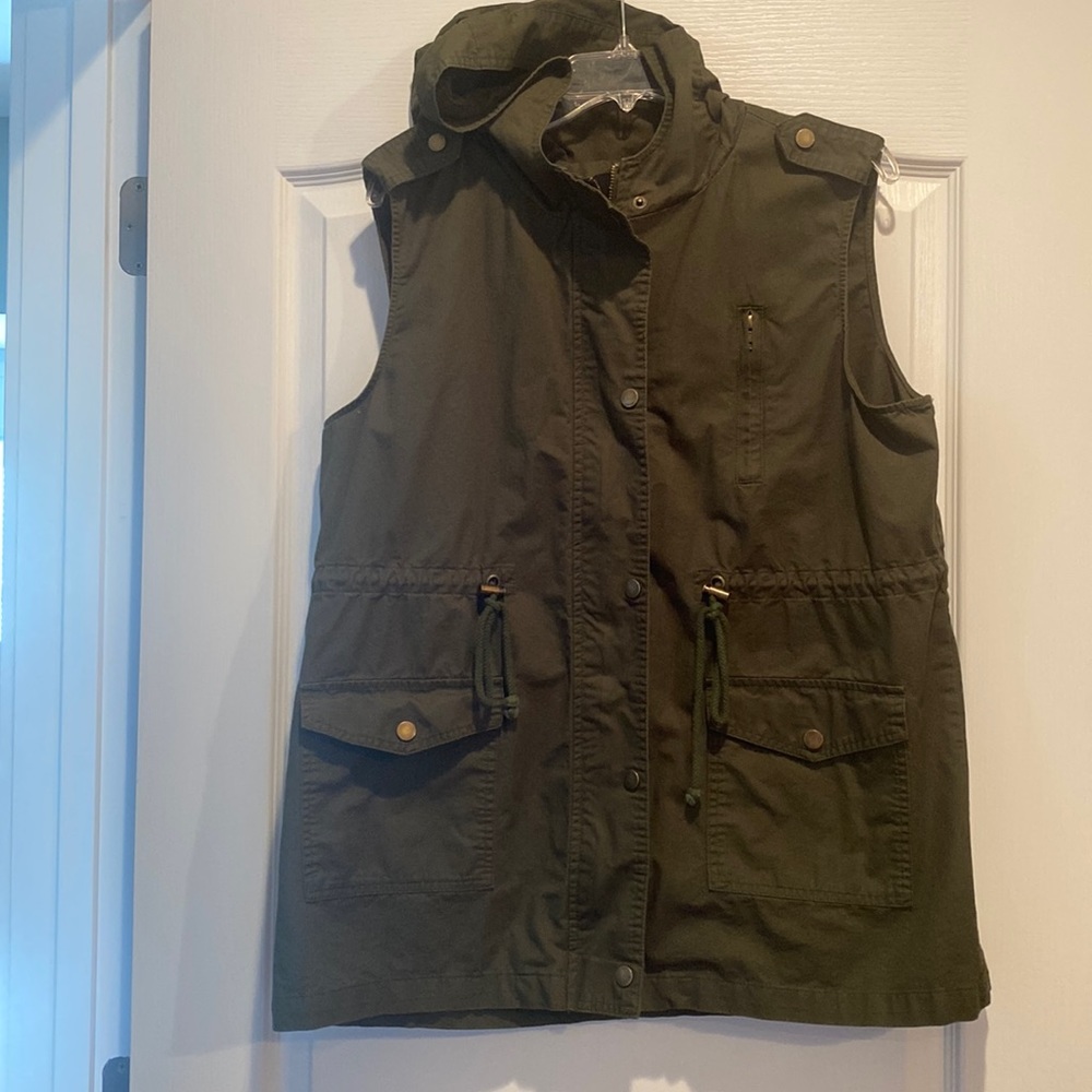 Zenana Hooded Utility Vest